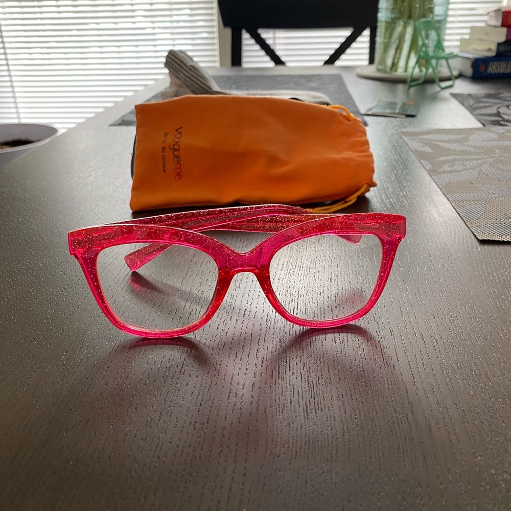 Vooglam Glitter Glasses Rectangular. - image 2